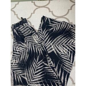 JLUXLABEL Pull on, pleated, high waisted, wide leg palazzo pants, size small